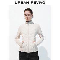 UR2025秋季新款女装休闲简约绗缝收腰羽绒服外套UWM150038