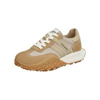 天美意复古厚底阿甘德训鞋女运动板鞋休闲鞋子2024KG008AM4 杏色 36