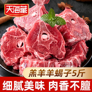 天海藏原切羊蝎子5斤  贴骨羊肉羊脊骨炖煮火锅 年货源头直发