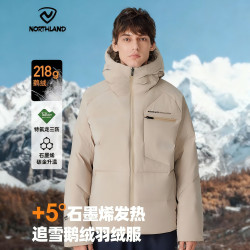 诺诗兰 极寒系列 可升温鹅绒服充绒王高蓬加厚 石墨烯内里！