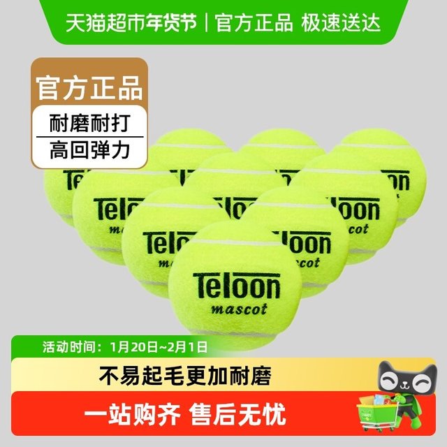 天龙 网球用球603Rising801Ace初学训练球高回弹力袋装耐磨