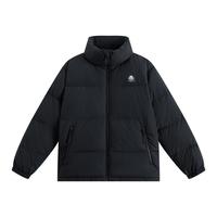 卡帕（Kappa）背靠背羽绒服2024男女冬运动面包服外套保暖防寒服K0EZ2YY80D 黑色-990 S