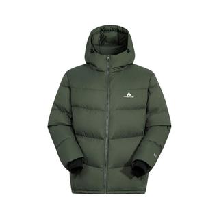 拓路者（Pioneer Camp）雪豹羽绒服男800蓬户外运动鹅绒服防风保暖连帽外套 军绿色 2XL  军绿色 |800蓬鹅绒|90%绒子含量