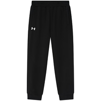 安德玛(Under Armour)男女童运动长裤大童宽松针织休闲束口裤243125166 花灰 150cm 花灰色