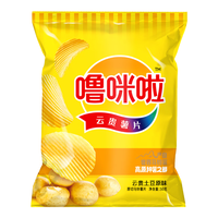 噜咪啦高原鲜切薯片休闲零食办公室小吃追剧解馋非膨化云贵土豆片50g*6 【原薯鲜切】原味50g 6袋