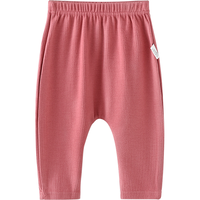 童泰春秋3-18月婴儿衣服宝宝休闲外出单裤大屁屁裤子 粉色 80 cm 80cm