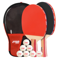 红双喜 入门者对拍(京仓速发+6球)乒乓球拍Ⅱ型横直双拍