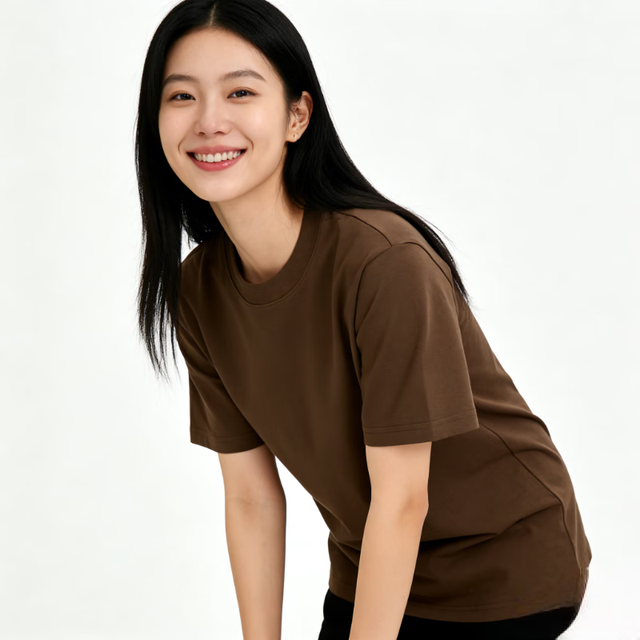 今日必买：京喜 100%棉多色T纯棉短袖T恤男宽松百搭2026新款新色打底衫情侣款 咖啡纯棉