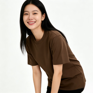 今日必买：京喜 100%棉多色T纯棉短袖T恤男宽松百搭2026新款新色打底衫情侣款 咖啡纯棉