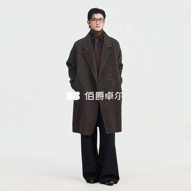 今日必买：Earl Joel 最后一天！牦牛绒羊毛混纺双面呢大衣 中长款 P441740 双色可选