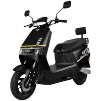 五羊2025款电动摩托车NFC解锁大功率电动车俩轮代步电摩男女时尚电动踏板车 骑士黑/1300W强劲电机/前碟后鼓 72V22A黑金石墨烯电池
