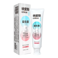 纳爱斯 清新口气 牙膏  维C白桃乌龙120g