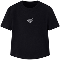 【基础百搭】极简基础修身图案短袖T恤24夏季内搭打底上衣