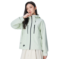 骆驼(CAMEL)硬壳冲锋衣女单层外套24防水防风衣登山服男