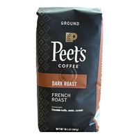  Peet's COFFEE/皮爷咖啡 深度烘焙 咖啡粉  法式烘焙深烘粉 297g 1袋