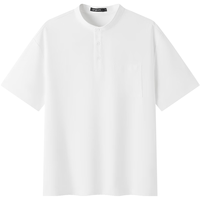 gxgjeans 宽松 男士短袖T恤 2XL (185) 白色