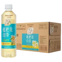  SUNTORY/三得利 无糖0脂 乌龙茶  枇杷花白茶500ml*15瓶