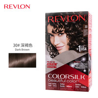 露华浓 丽然3D染发剂 女士染发膏无刺激不伤发可盖白头发染发霜黑色锁色 30号深褐色