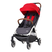  Britax/宝得适 可坐可躺 婴儿推车  红色