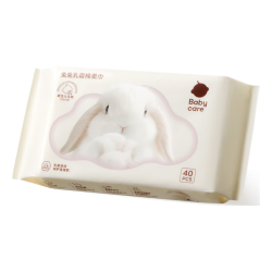 babycare 兔兔乳霜棉柔巾 40抽