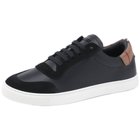 BURBERRY 男士拼接牛皮革休闲运动鞋格纹尾板鞋