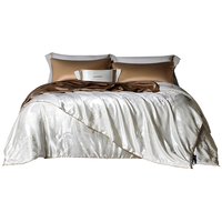 富安娜蚕丝被100%桑蚕丝子母被 单双人203*229cm 西西里