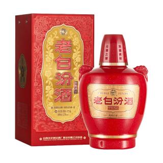 汾酒 老白汾甲等鸿运 清香型白酒 53度 475ml*6瓶 整箱装