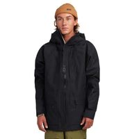 DAKINE 男式 Stoker Gore-tex 3l 夹克 – 防水透气再生雪夹克采用 Recco 技术,不含 Pfas。, 黑色