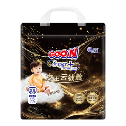 大王 云绒舱拉拉裤 XXXL22片(≥17KG)尿不湿 柔软抑菌
