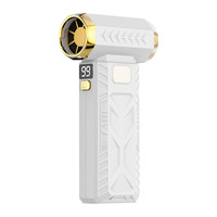 LY手持涡轮高转速吹吸暴力小风扇   13万转|6档调节【白色】 吸尘套餐