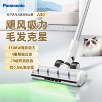 松下25年吸尘器家用大吸力无线小型手持A31H 皎月白