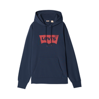 Levi's李维斯25年秋冬男士针织抽绳连帽休闲卫衣003YT0001 深蓝 L