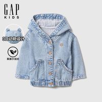 Gap/盖璞 莱赛尔混纺 婴儿牛仔外套