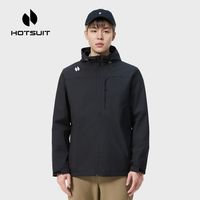 HOTSUIT 运动梭织夹克修身挺括轻薄新品外套开襟连帽男生