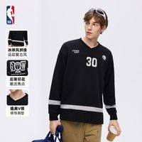  NBA 经典印花字母 男女同款圆领卫衣