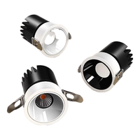 LABOT拉伯塔防眩迷你小射灯led嵌入式小山丘客厅玄关智能筒灯6cm开孔55mm5.5 射灯黑杯-5W-6000K白光