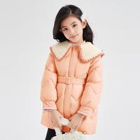 Deesha/笛莎 收腰翻领 女童羽绒服