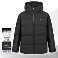 博斯绅威 BOSSSUNWEN 冬季商务休闲防风舒适通勤百搭不可拆卸连帽羽绒服男