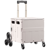 佳帮手便携购物车家用快递摆摊野餐买菜折叠拉杆推车大号8轮 大号8轮【加大容量】