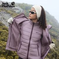 保暖服饰：Jack Wolfskin GLAABACH 女款轻暖三合一冲锋衣 A61887A