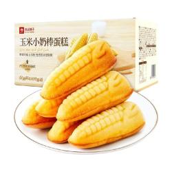 良品铺子 营养代餐 玉米小奶棒蛋糕400g