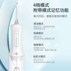 博皓 电动冲牙器便携式洗牙器家用水牙线冲洗器牙齿清洁器正畸口腔护理实用礼物
