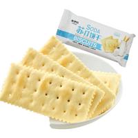 来伊份苏打饼干500g散装奶盐味海苔味老人袋装零食 奶盐味500g（约15小包）