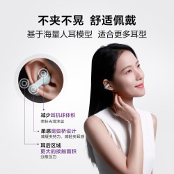 索尼 LinkBuds Clip 耳夹式蓝牙耳机 燕麦白 Type-C