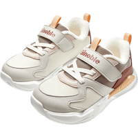  Ginoble/基诺浦 加厚保暖 儿童学步鞋  24 150mm 适合脚长146-155mm 棉白_香气灰_焦红