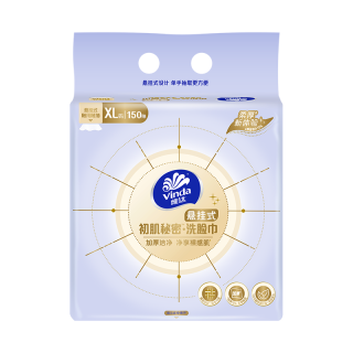 维达 加厚干湿两用 洗脸巾