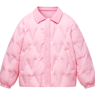  Mini Peace 压印三防 女童轻薄羽绒服
