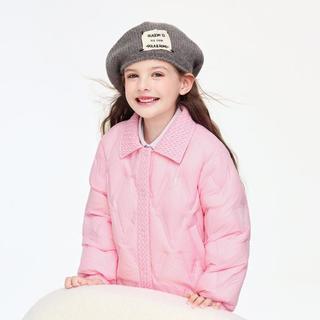  Mini Peace 压印三防 女童轻薄羽绒服