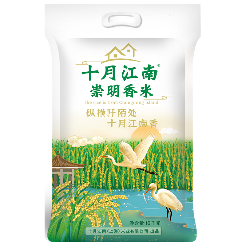  崇明岛 含胚芽 崇明香米  当季！胚芽崇明香米 20斤 袋装