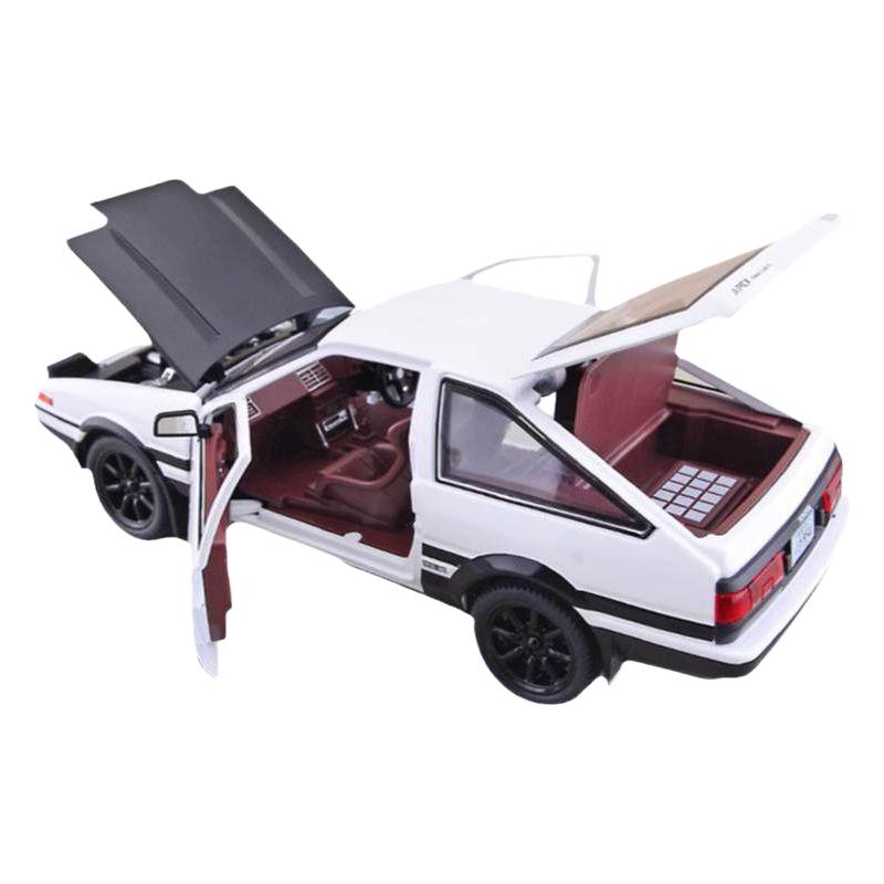 1:24仿真大比例AE86合金车模拓海同款金属摆件男孩玩具